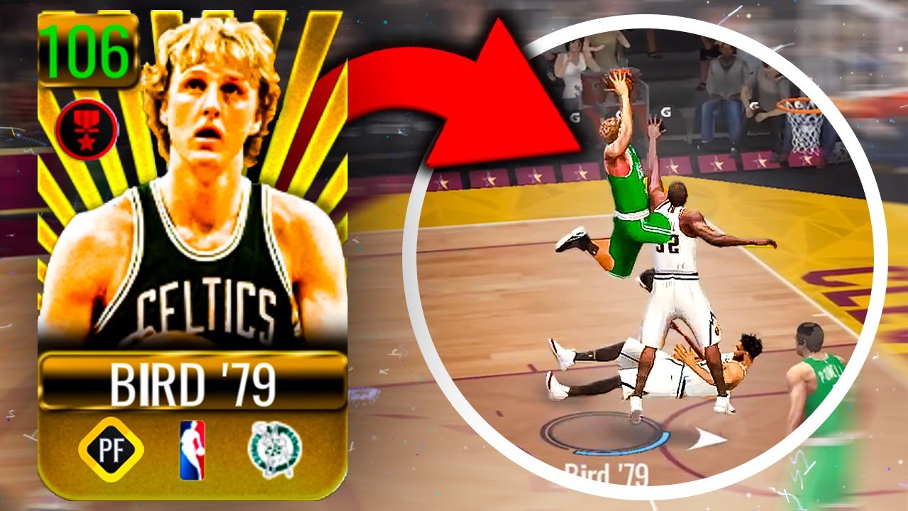 HE DROPPED KAT! 106 OVR LARRY BIRD GAMEPLAY In NBA Live Mobile Season 6!