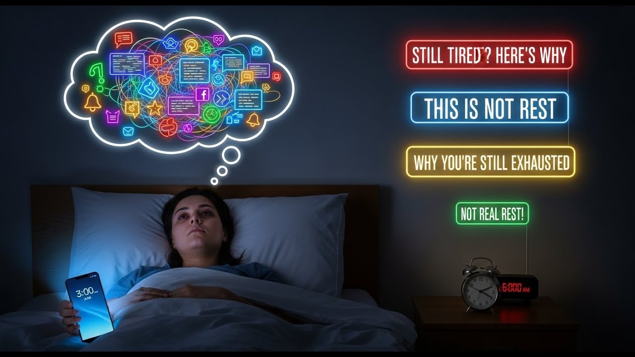 Why You Feel Tired Even When You Did Nothing | The Psychology Behind ...