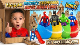 Saloha Drinks Magic Water &amp; Becomes Spiderman Superhero Challenge #Spiderman #PretendPlay #Superhero
