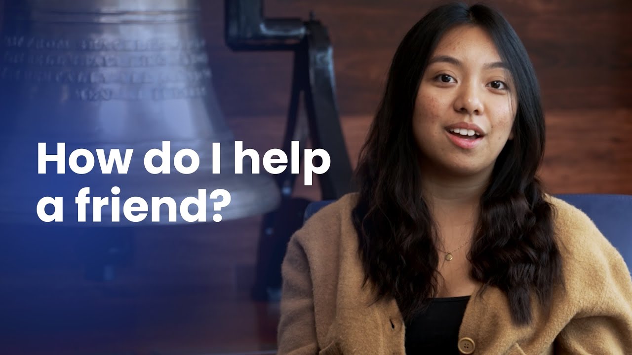 How to help a friend with their mental health - YouTube