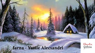Iarna Vasile Alecsandri | Vasile Alecsandri Poezie | Poezie despre Anotimpul Iarna