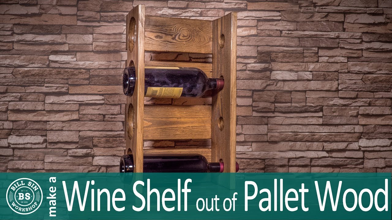 How To Make A Wine Rack Out Of Pallets Wolrd s Best Wine Stand YouTube