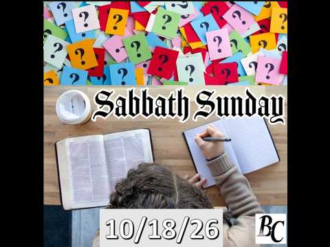 Sabbath Sunday