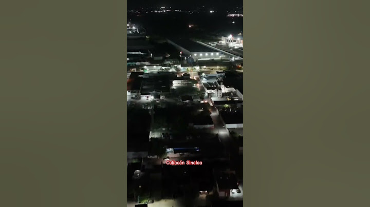 Culiacán Sinaloa at night today