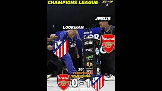 Ucl Semifinal Chaos  Atltico Madrid Vs Arsenal  ucl football