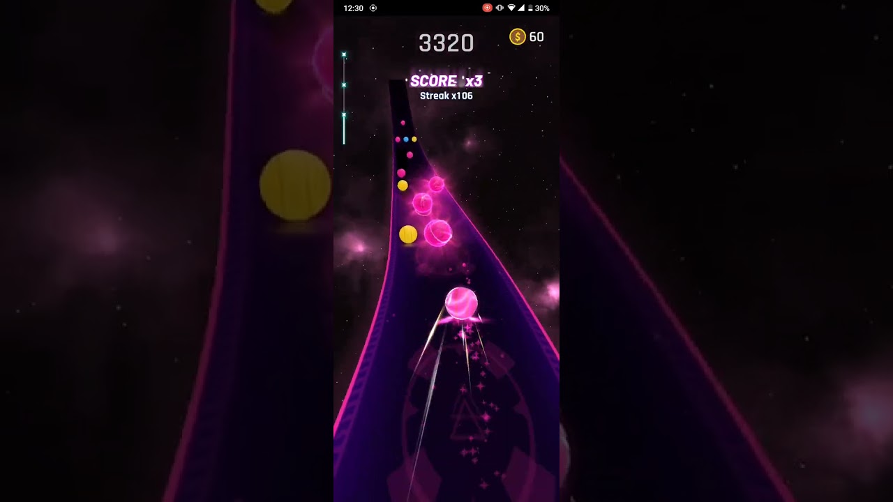 U CAN'T TOUCH THIS gameplay in DANCING ROAD