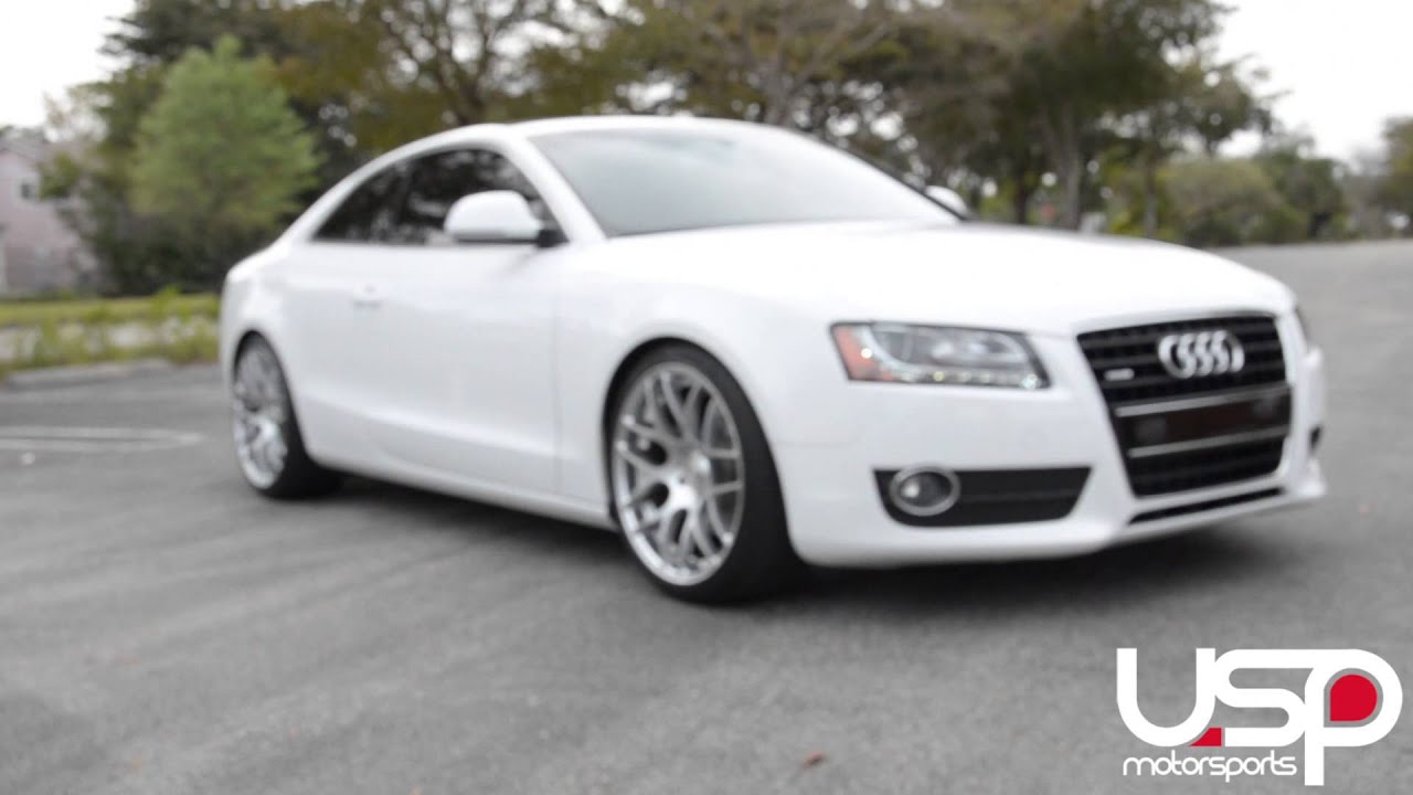 Audi A5 Transformation - Avant Garde M310 Wheels - H&R Sport Springs