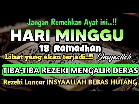 Sempatkan Baca 1x Setelah Subuh| Doa Pembuka Rezeki Dari Segala Penjuru, Pelunas Hutang