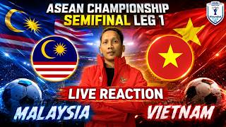 LIVE REACTION MALAYSIA VS VIETNAM SEMIFINAL LEG 1 ASEAN HYUNDAI CUP 2026