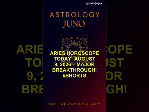 Aries Horoscope Today: August 9, 2026 – Major Breakthrough! #Shorts