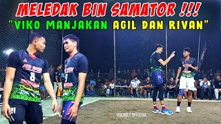 Boom !!! Toser Viko Zulfan Manjakan Agil Angga & Rivan Nurmulki Voli Tarkam di Final Jembangan Cup 2