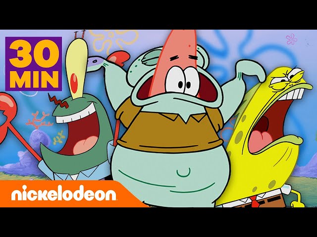 スポンジ・ボブ | 入れ替わり特集30分！| ニコロデオンジャパン - YouTube
