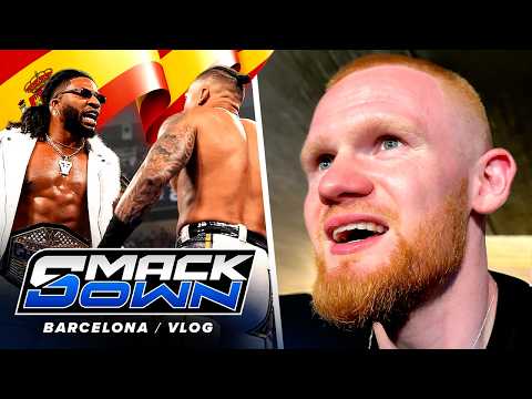 I WAS AT WWE SMACKDOWN IN BARCELONA! (VLOG)