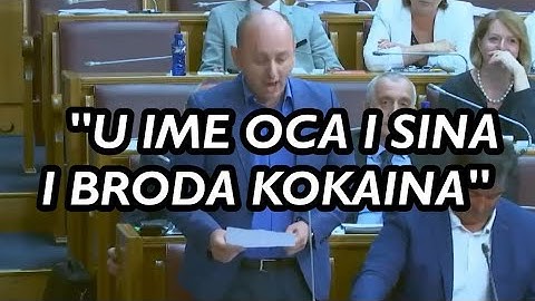 Milan Knežević: Umjesto Očenaš, evo molitve Milonaš - "U ime oca i sina I BRODA KOKAINA..."