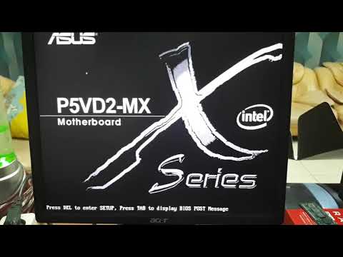 (Sold) Test Motherboard asus p5vd2-mx - YouTube