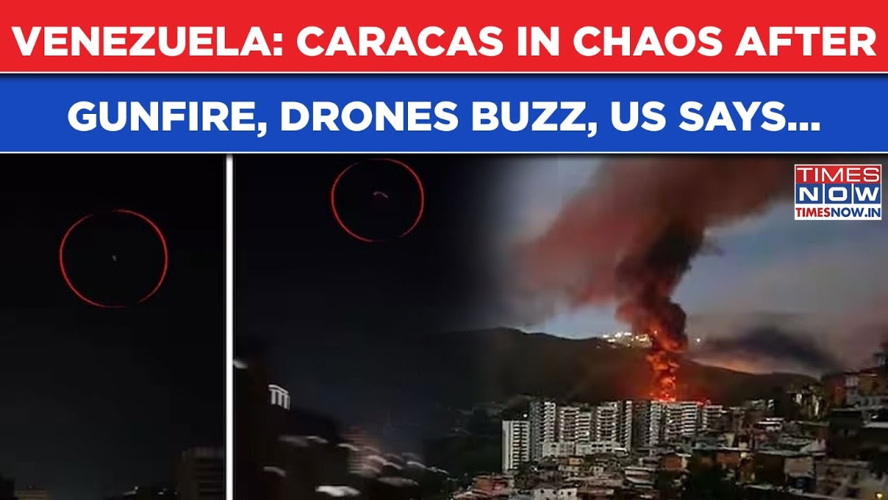 Venezuela: Heavy Gunfire, Drones Over Presidential Palace Scare Caracas, What Happened? US Says...