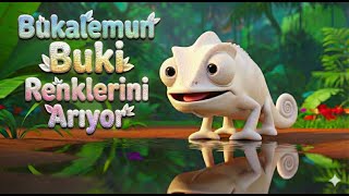 Renkleri Meyvelerle Öğreniyorum Bukalemun Buki Renklerini Arıyor Eğitici Çocuk Animasyonu