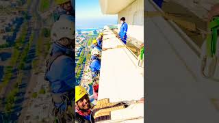 Rope access technician Job at Hight please subscribe 🫶🏻❤️🫶🏻#youtubeshorts #short #short #viral