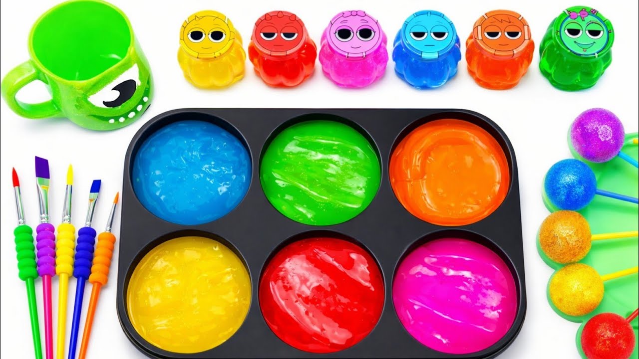 Mega Satisfying Slime Mix 😱 | Crazy Rainbow Anti-Stress ASMR 