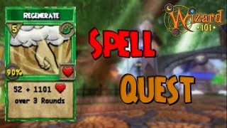 Regenerate Spell Quest! (Wizard101)