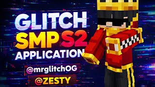 Minecraft glitch SMP S2 application 🔥 @MrGlitchOG @sakshamgamer_ui