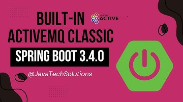 Spring Boot 3.4 wordt nu geleverd met ingebouwde ActiveMQ Broker-ondersteuning!