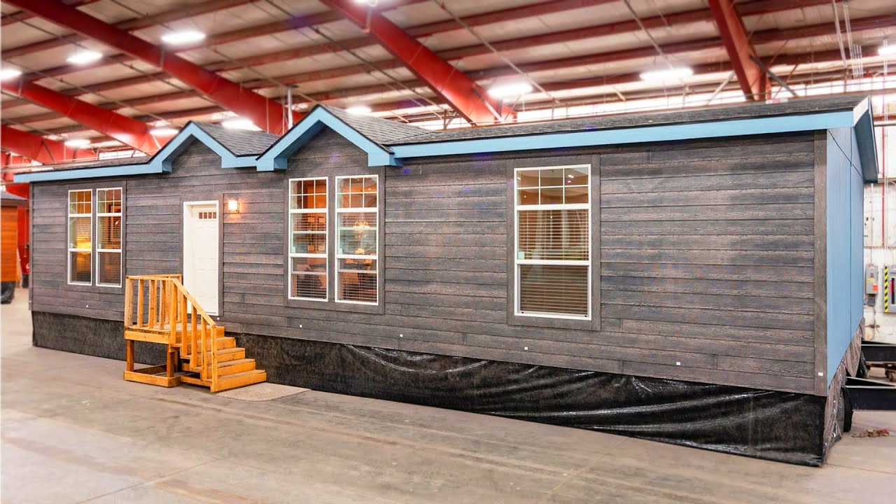 Amazing Rustic Hidden Creek HC6563P XL Manufactured Home from Champion ...