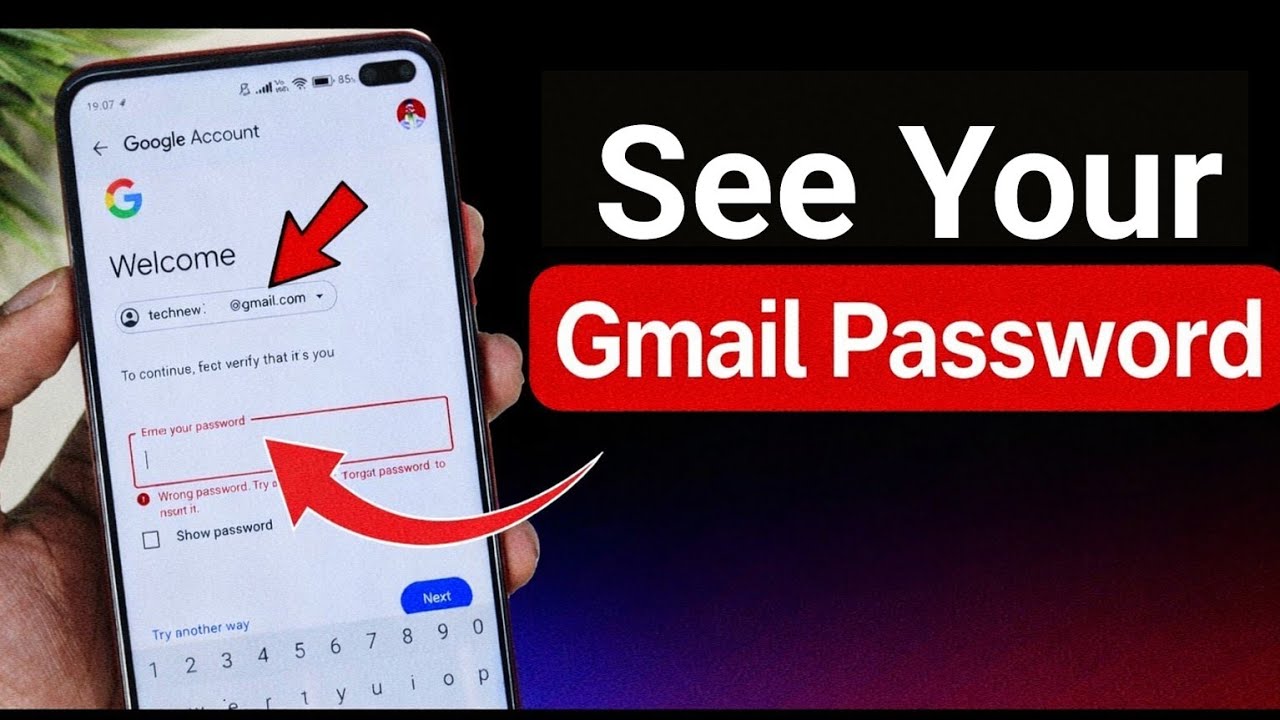 How to check gmail password | How to check gmail password android