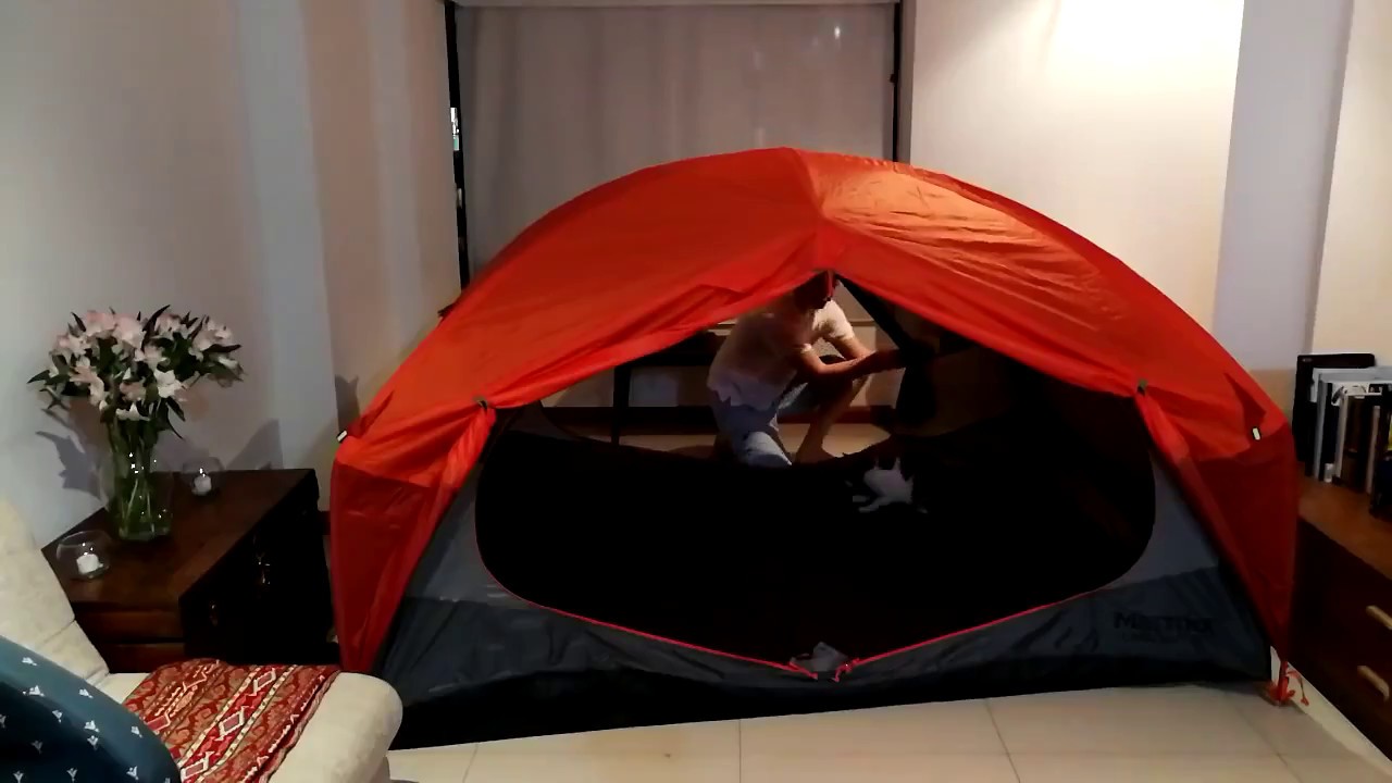 Marmot Limelight 3p Living room Set up 