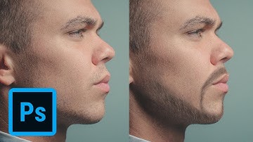 Photoshop CC Tutorial : How to create beard or mustache