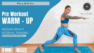 Best MIIT Warm Up | Interval Training | Fitness With Diva