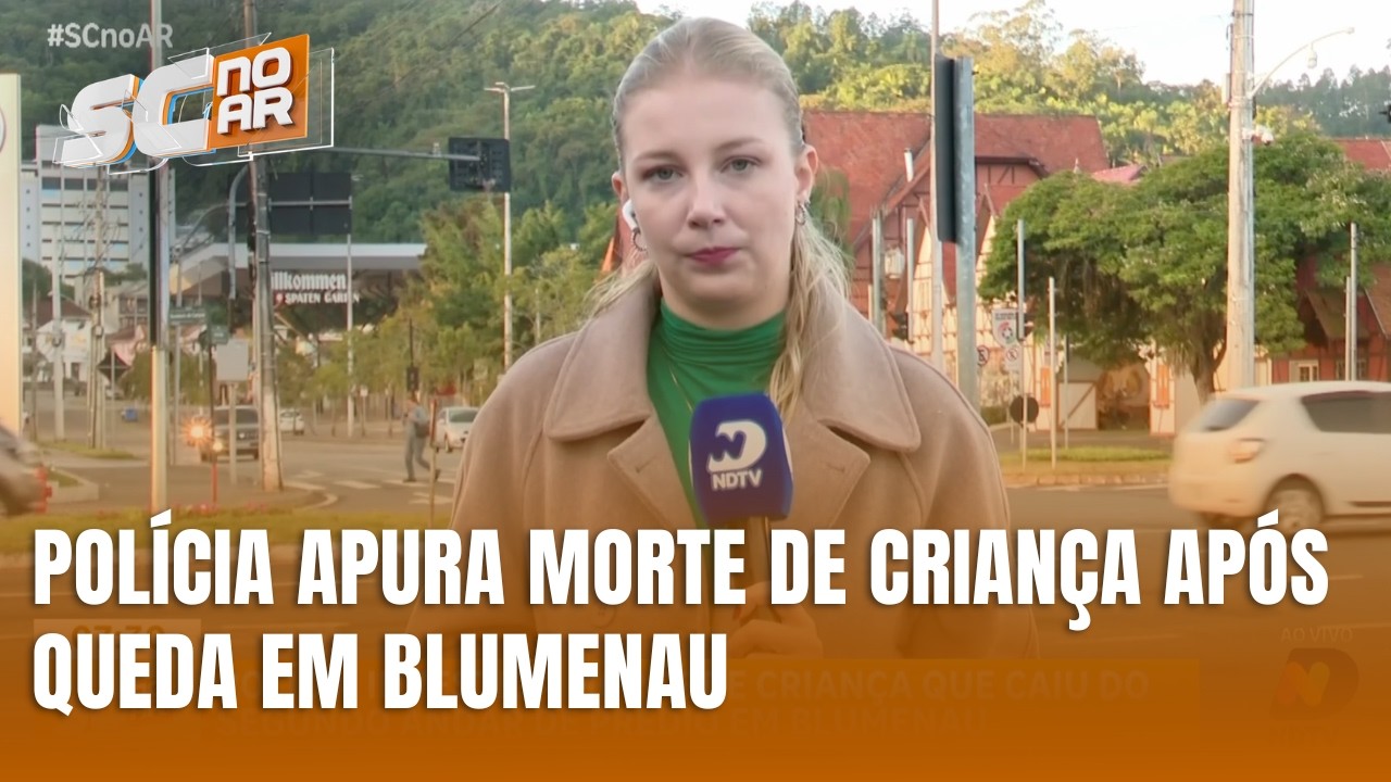 Investigação busca esclarecer queda de criança em prédio de Blumenau