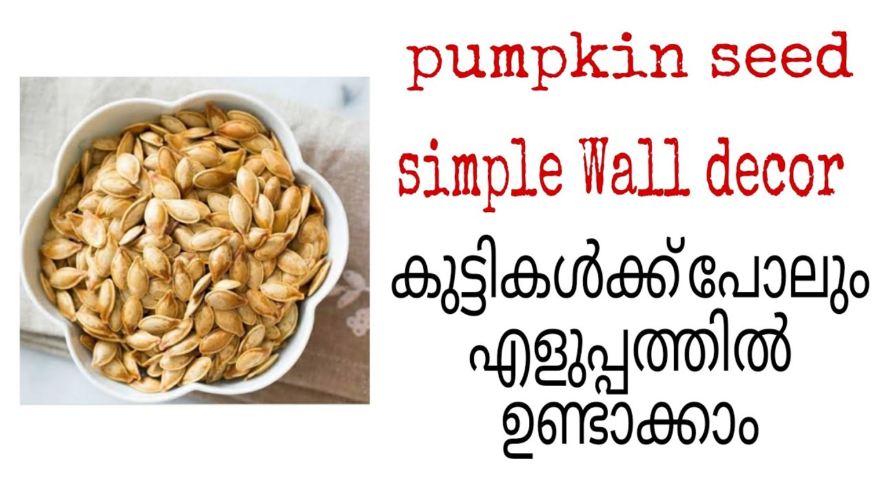 Pumpkin seed wall hanging// DIY // kitchen waste craft //Wall hanging ideas// Craft Tutorial.