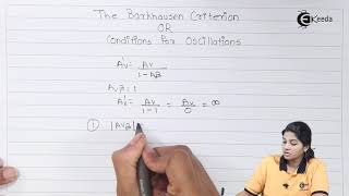 Barkhausen Criaterics - Oscillators in Basic Electronics - Basic Electronics