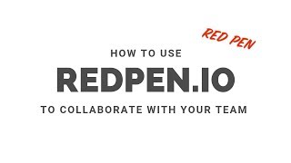 How to Use RedPen.io to Collaborate With Your Team screenshot 4