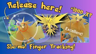 Catch Zapdos this week, DON'T let it flee! (Excellent Throw Guide for Pokemon Go)