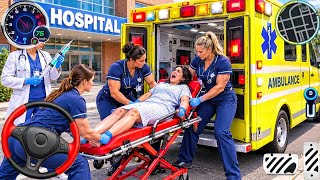 City Ambulance Driving Game 911 Rescue Real Ambulance Game 3D Simulator 2026 - Android Gameplay screenshot 1