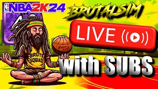 POSITIVE VIBES RUNNING WITH SUBS HAVING FUN & THEY HATE IT | ROAD TO 200K - NBA 2K24