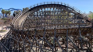 Gold Striker Review | California's Great America GCI Wooden Coaster