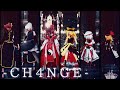 【東方MMD】CH4NGE【レイマリレミフラメイサク】