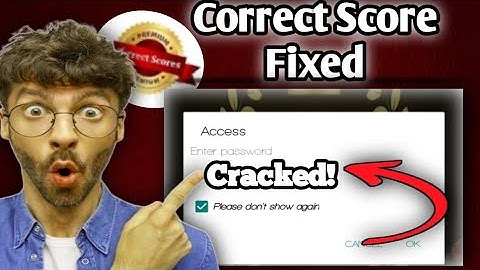 How to Mod or bypass correct score fixed with  access password subscription | without being scammed.