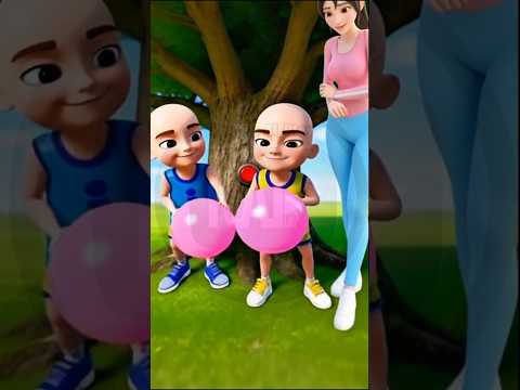 Upin ipin Rebutan Balon‼️😱 Animasi vs Original #upinipin #shorts #viralshorts #trending
