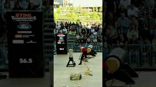 One mistake can end a Timbersports title run