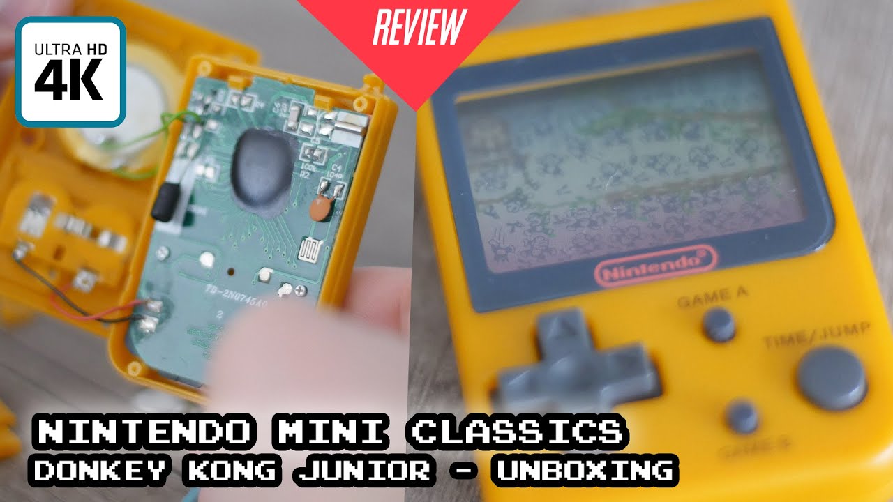 Nintendo Mini Classics, Donkey Kong Junior Unboxing and Opening Unit