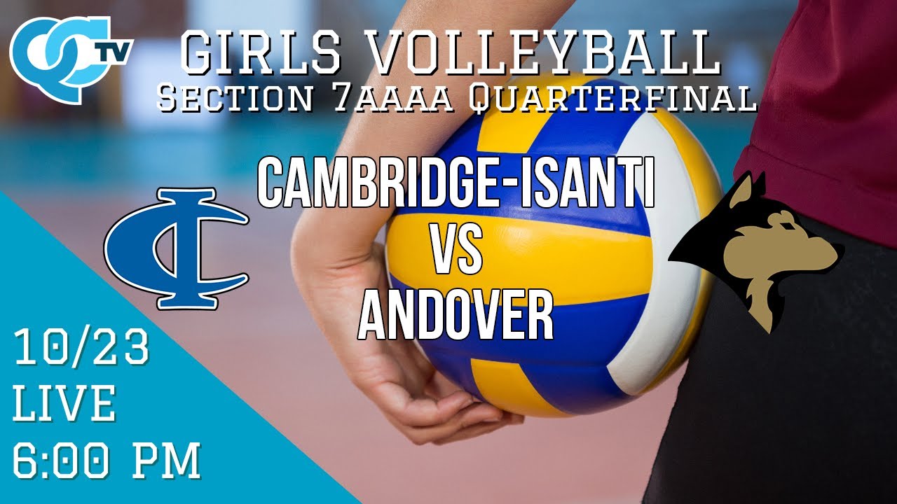 Girls Volleyball: Cambridge-Isanti @ Andover 10-23-2025 | Andover High School | QCTV