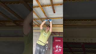 Light Steel Frame Ceiling Installation #craftsmanship #craftsman