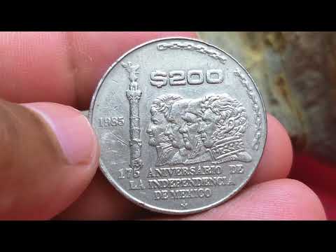 **200 Pesos 1985**monedas Antiguas