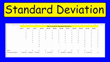 How To Calculate The Standard Deviation In Excel