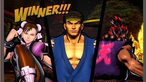 Ultimate Marvel vs Capcom 3: Ryu, Chun-Li, Akuma Arcade playthrough (Street Fighter II team)