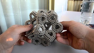 Gapped Two Layer Truncated Triagnle Icosahedron - Edge Connection (Zen Magnets)